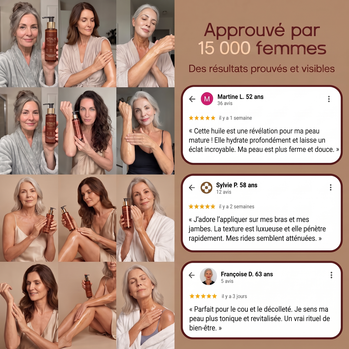 Huile corporelle de luxe
