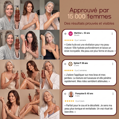 Huile corporelle de luxe