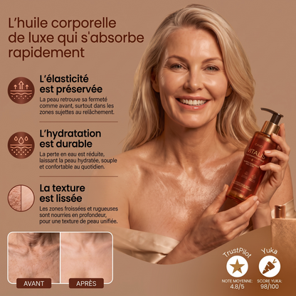 Huile corporelle de luxe